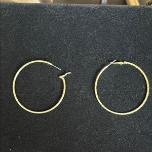 Gold Minimalist Hoop Earrings